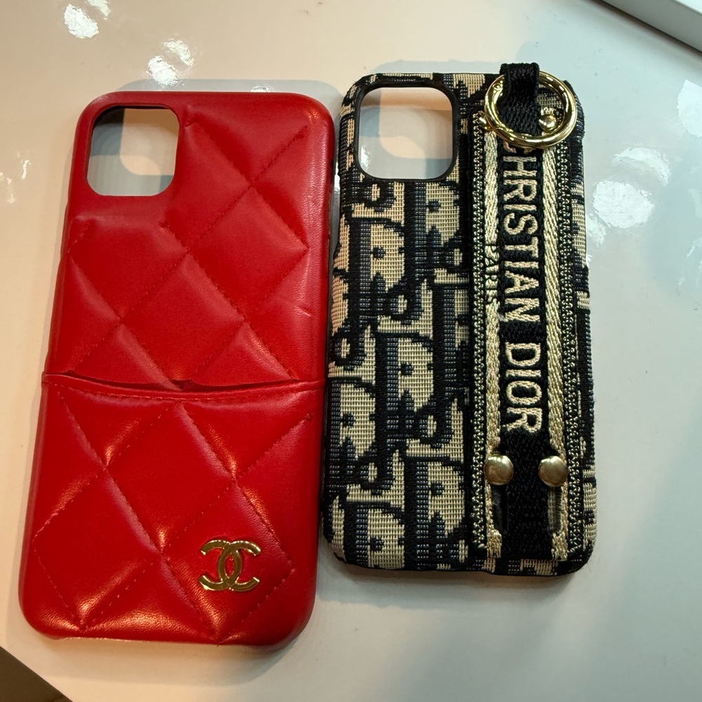 Red Quilted Phone Case + inspired by Dior case for mini iPhone